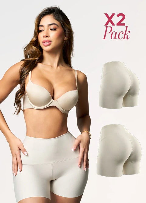 Paquete de 2 Shorts Faja Invisibles con Costura Central | Salome 20879