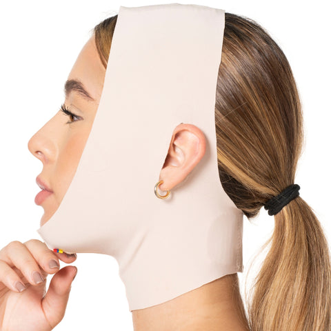 Sonryre MAC32VE Mentonera Facial Postquirúrgica para Papada Post Operatoria Bichetomia Lipopapada
