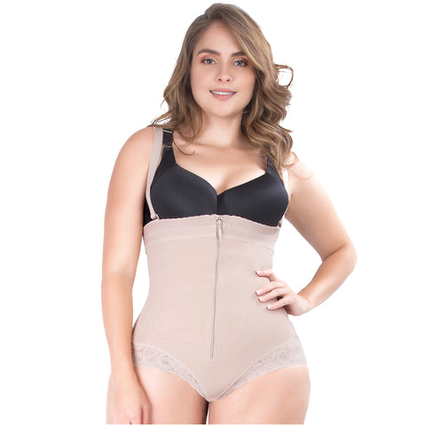 UpLady 6155 | Faja Strapless Colombiana Levanta Cola Control de Abdomen