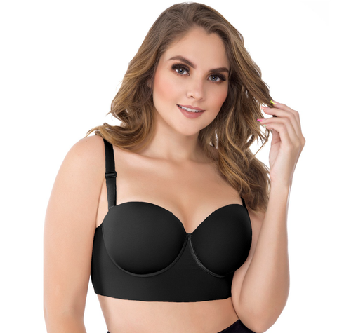 UpLady 8034 | Brasieres Sosten Colombianos Control Rollitos Modernos Strapless Push Up