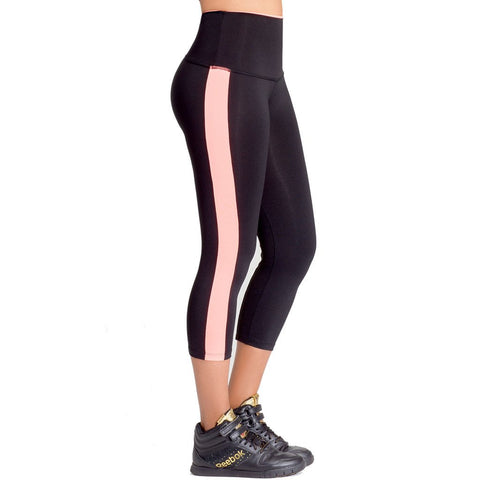 Lowla 41232 Leggings Colombianos Capri Cintura Alta para Mujer