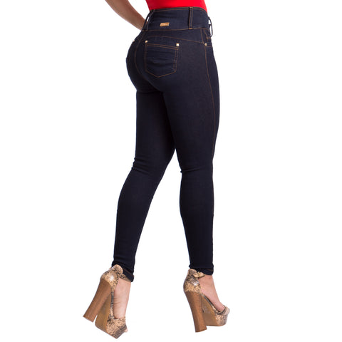 LT. Rose CS3B02 Pantalón Colombiano Tiro Medio Levanta Pompis