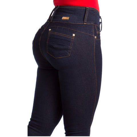 LT. Rose CS3B02 Pantalón Colombiano Tiro Medio Levanta Pompis