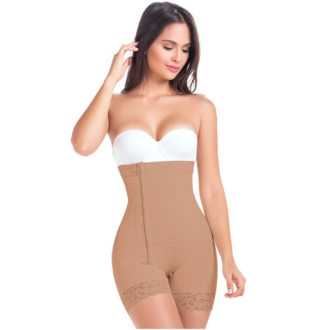 MariaE 9143 Fajas Colombianas Cortas Strapless para Uso Diario