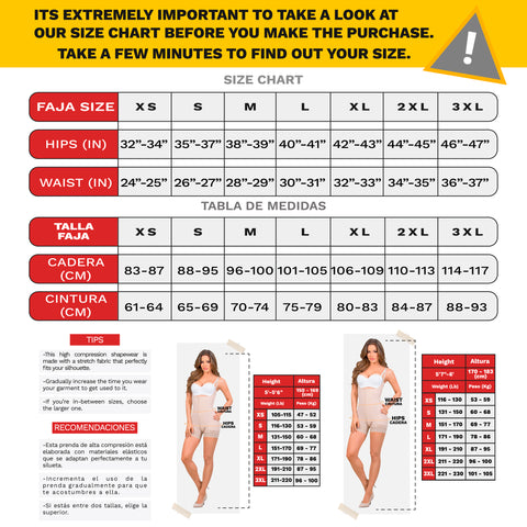 MariaE 9549 | Fajas Colombianas Reductoras Short Cintura Alta Levanta Gluteos | Powernet