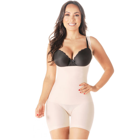 Romanza 2033 Fajas Colombianas Invisibles sin Costuras Reductoras y Moldeadoras Busto Abierto