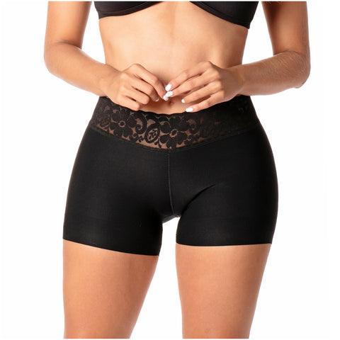 Romanza 2054 Fajas Colombianas Shorts Moldeadores Tiro Medio Levanta Pompas de Mujer