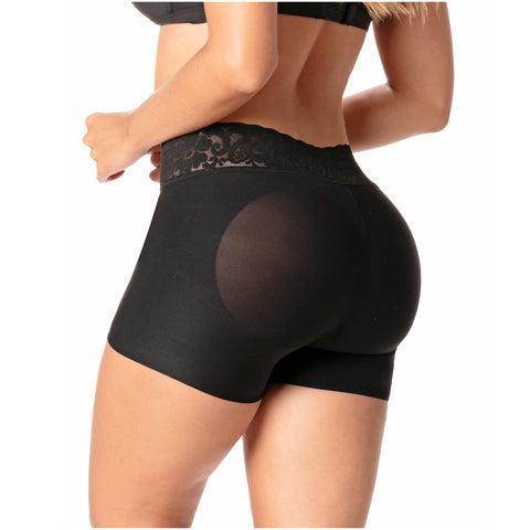 Romanza 2054 Fajas Colombianas Shorts Moldeadores Tiro Medio Levanta Pompas de Mujer