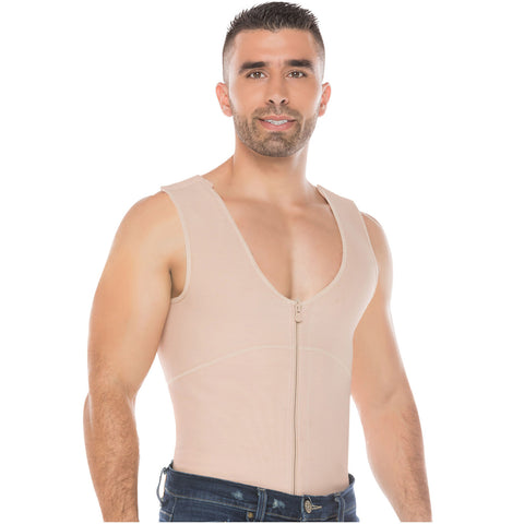 Salome 0122 Fajas Colombianas Moldeadoras Tipo Chaleco para Hombre