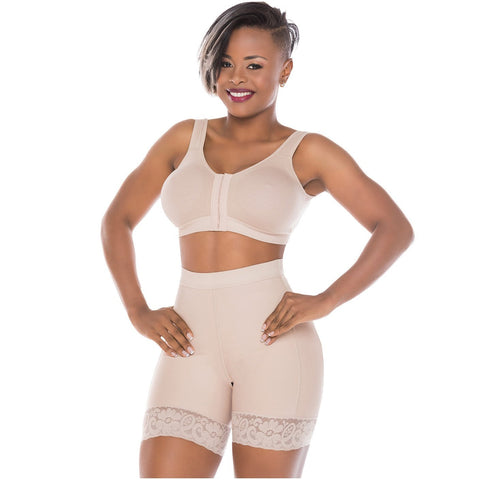 Salome 0319 Fajas Colombianas Levanta Cola Estilo Short Cintura Alta