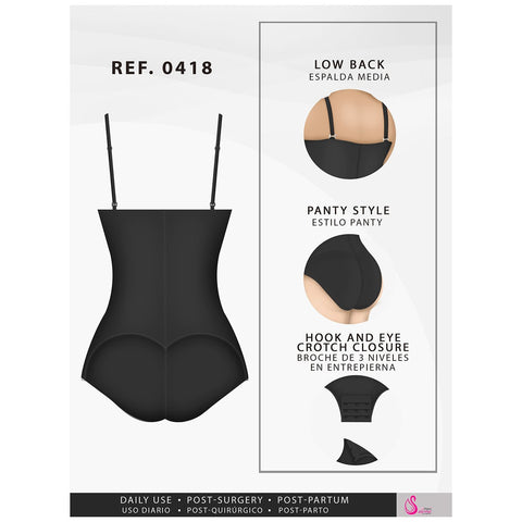 Salome 0418 Fajas Colombianas Uso Diario Control Abdominal para Mujer