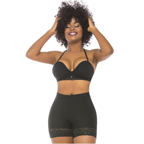 Salome 0319 Fajas Colombianas Levanta Cola Estilo Short Cintura Alta