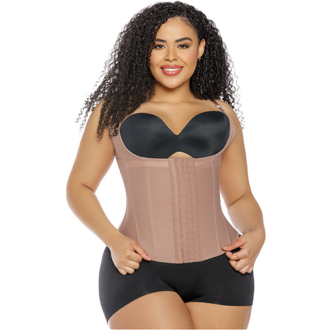 Salome 63136-CCB | Cinturilla Moldeadora Chaleco Colombiano con Control Abdominal para Mujer