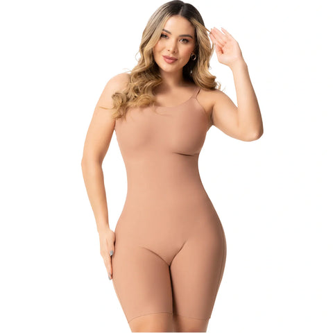 Sonryse SP43NC Fajas Colombianas Sin Costuras Levanta Glúteos con Control Abdominal tipo Jumpsuit
