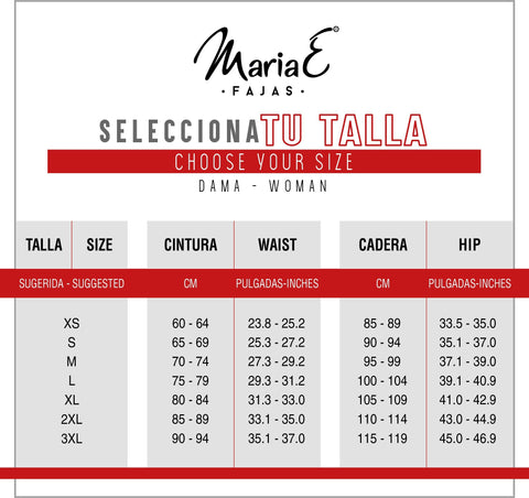 MariaE FU101 Fajas Colombianas Shorts Levanta Cola de Uso Diario